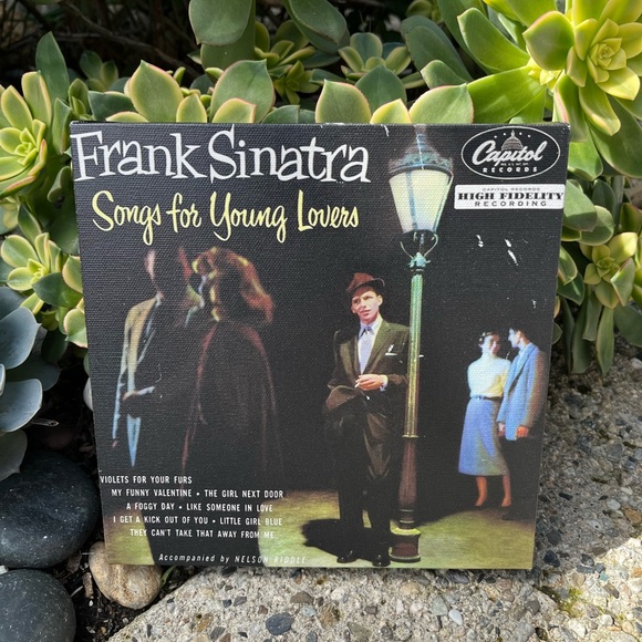 Frank Sinatra Songs for Young Lovers Canvas Music Art Vinyl Albums - Picture 1 of 4